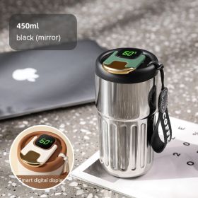 Stainless Steel Portable Advanced Portable Vacuum Cup (Option: Black-450ML)