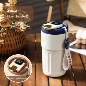 Stainless Steel Portable Advanced Portable Vacuum Cup (Option: Blue-450ML)