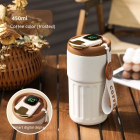 Stainless Steel Portable Advanced Portable Vacuum Cup (Option: Smoke Brown-450ML)